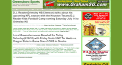 Desktop Screenshot of greensborosports.com